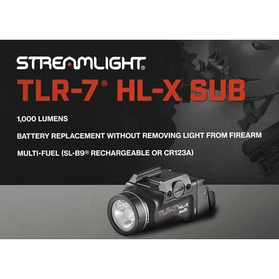 streamlight latarka pistoletowa tlr 7 hl x sub usb szyna 1913 1000 lumenow