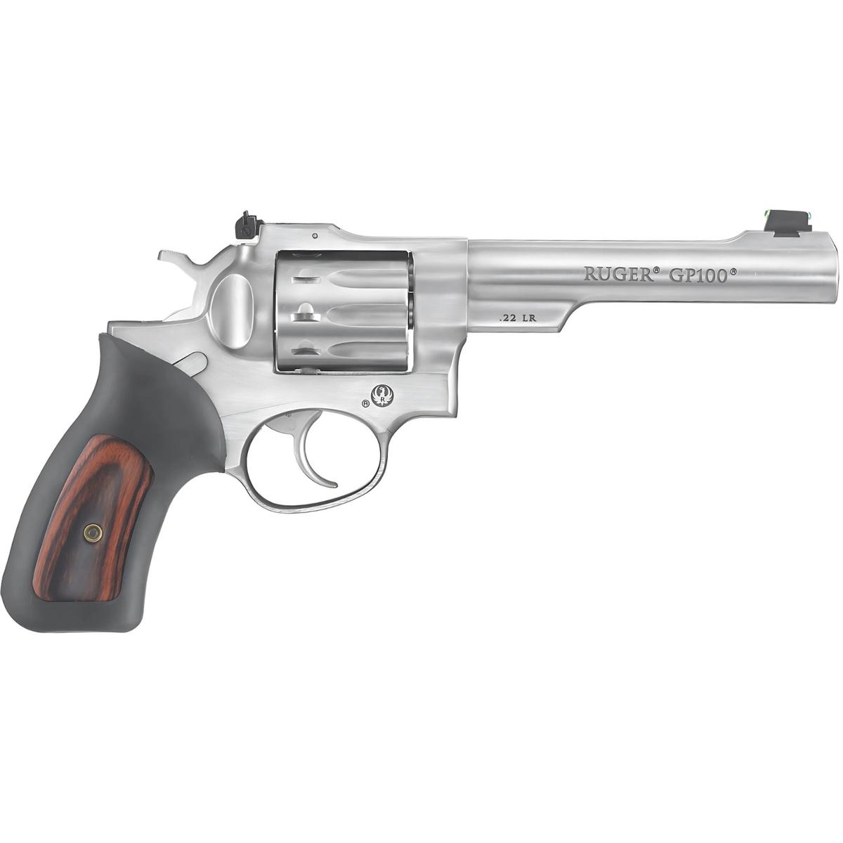 ruger gp100 stainless 5 5 22lr 1757