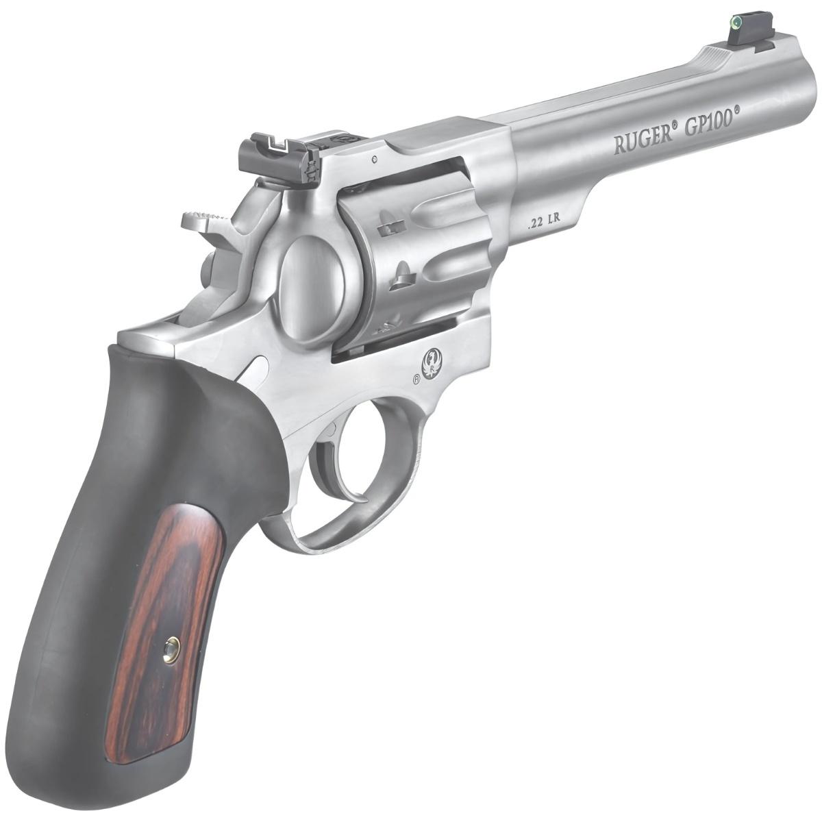 ruger gp100 stainless 5 5 22lr 1757