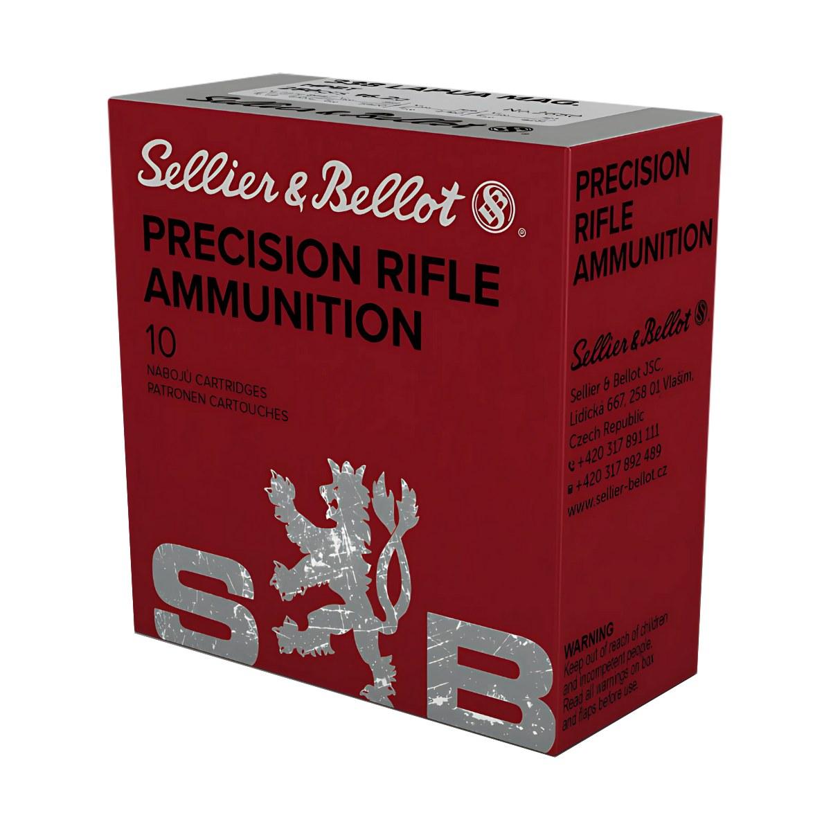 amunicja 338 lapua magnum sellier bellot hpbt 250gr 16 2g 2898 adr 1 4s un0012 op 10szt