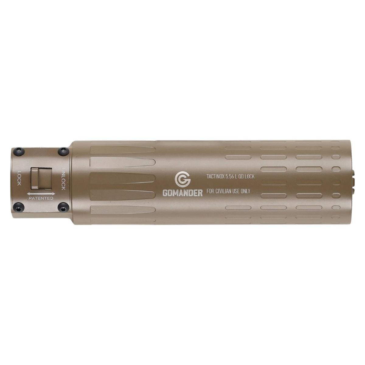 gomander tlumik tactinox 5 56mm l qd lock gwint m26x1 5 fde tb0 9650