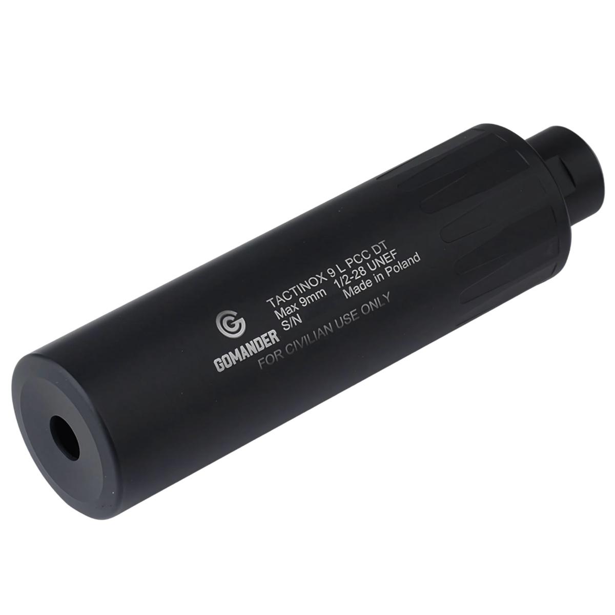 gomander tlumik tactinox 9 l gwint 1 2x28 czarny