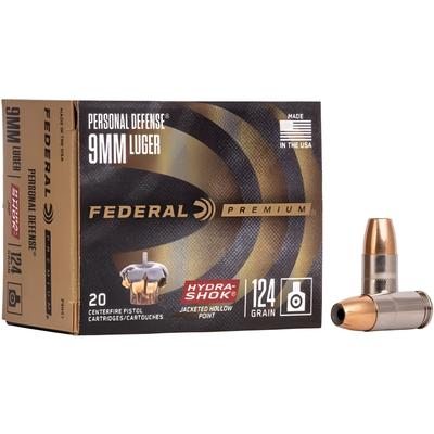 Federal Hydra-Shok 9x19...