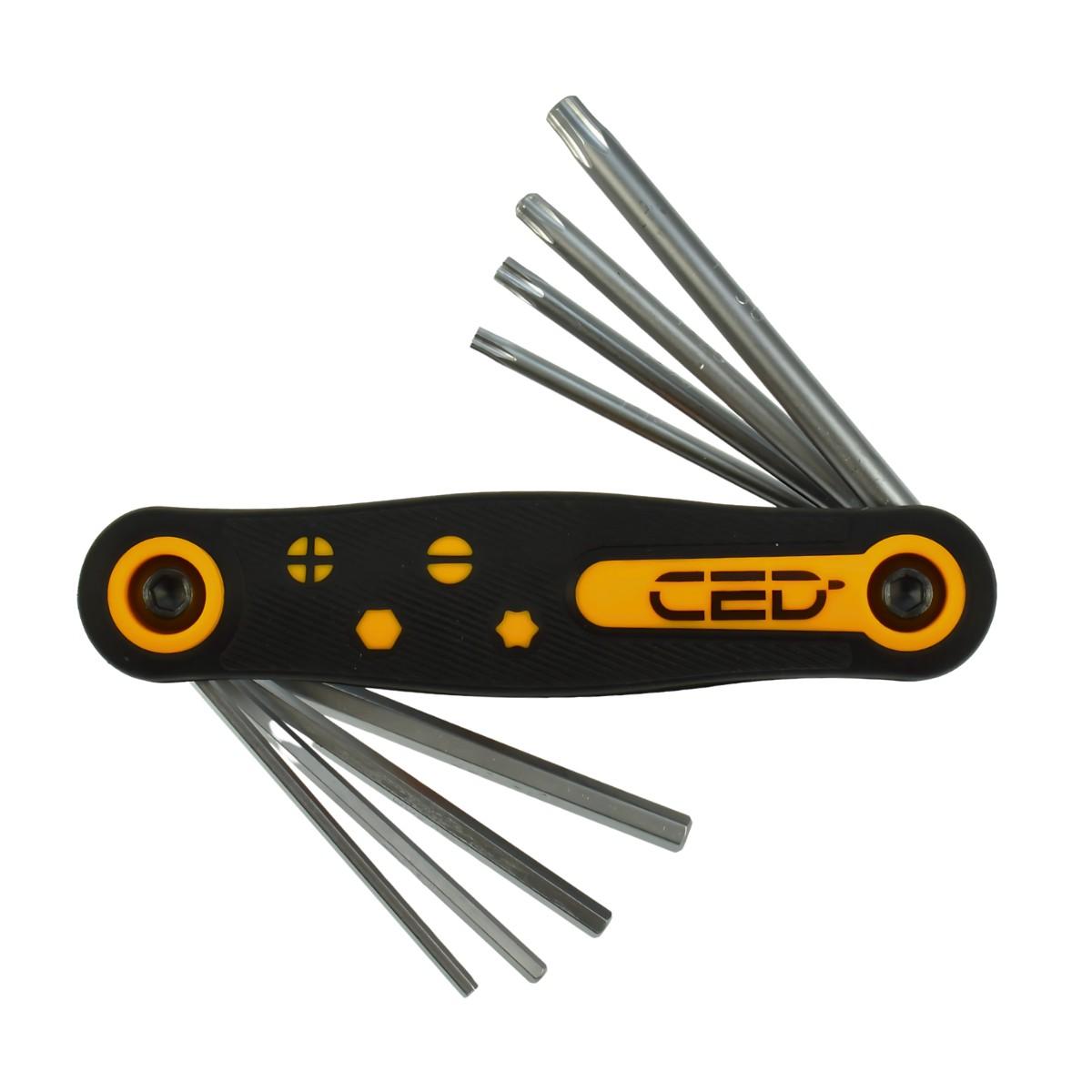 ced multi torx hex key tool
