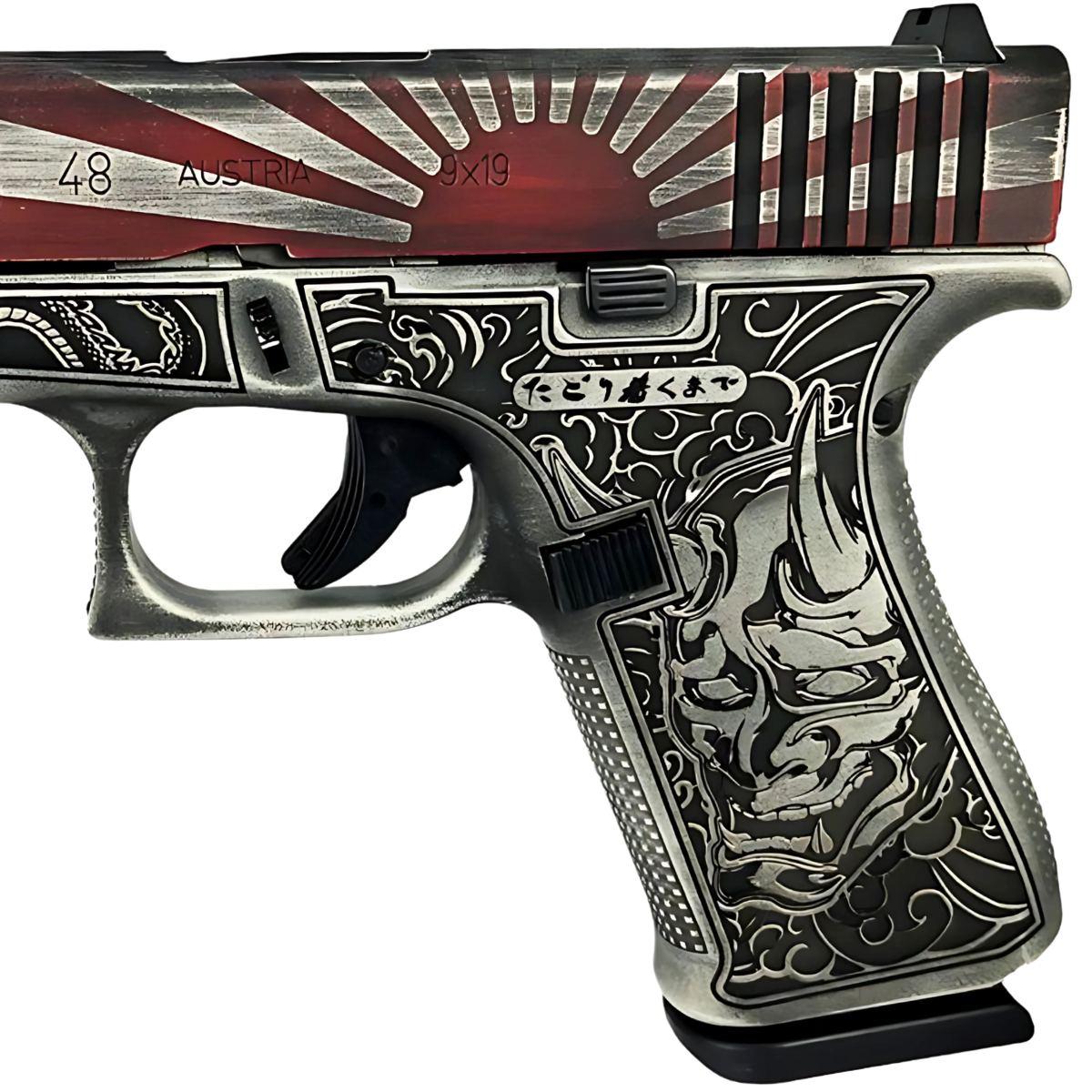 glock 48 samurai warrior rising sun