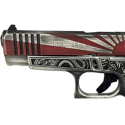 glock 48 samurai warrior rising sun