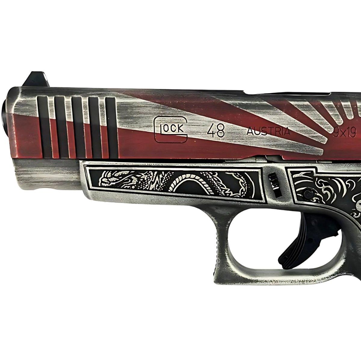 glock 48 samurai warrior rising sun