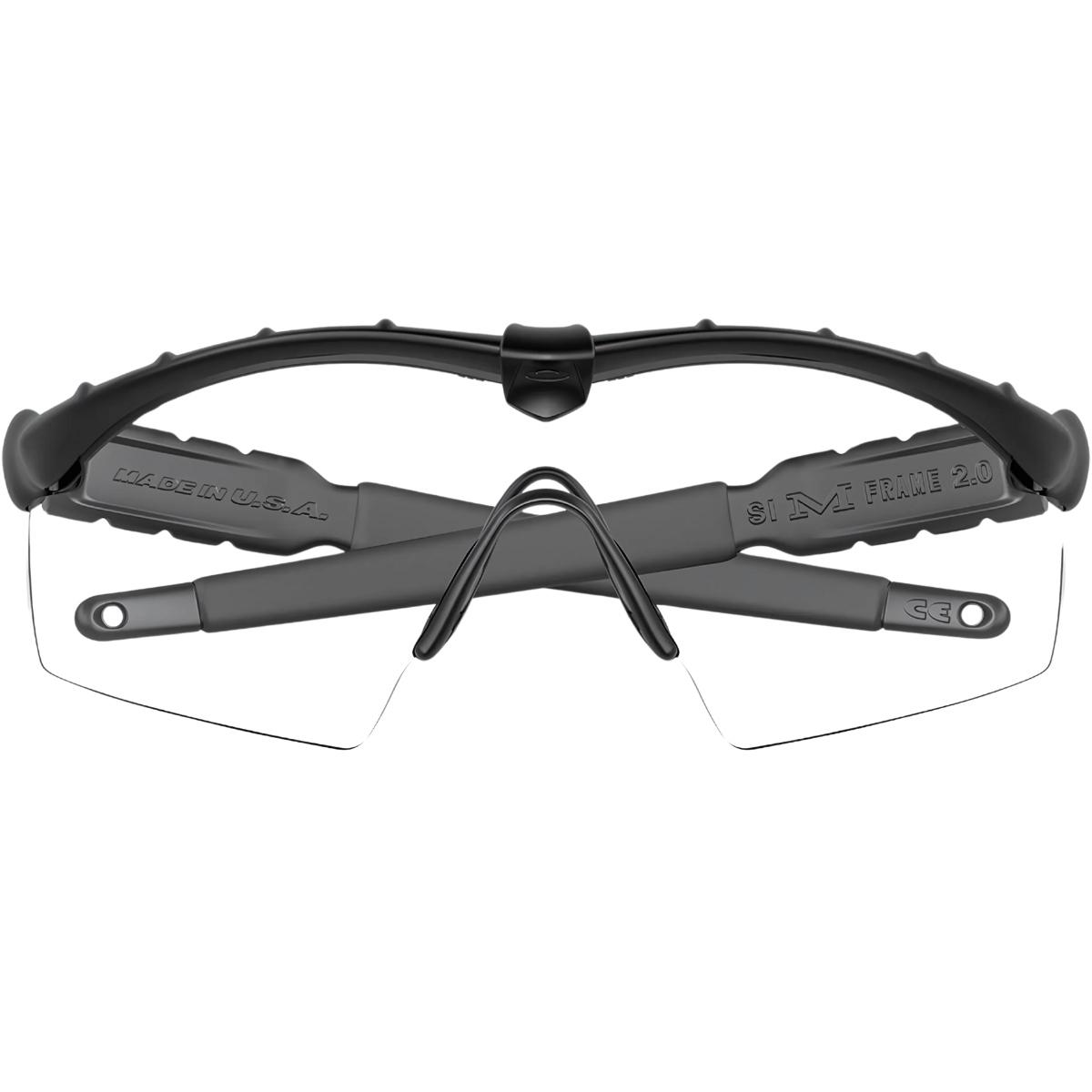 oakley okulary balistyczne standard issue m frame 2 0 industrial matte black przezroczyste soczewki oo9213 04