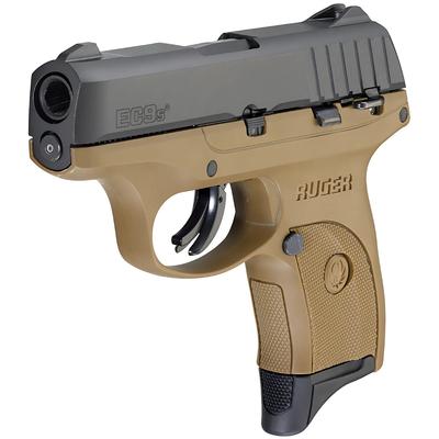 ruger ec9s black fde 3297