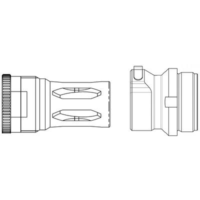 b t adapter print x hub qdau ase utra stal 223rem 308 sd hub qdau