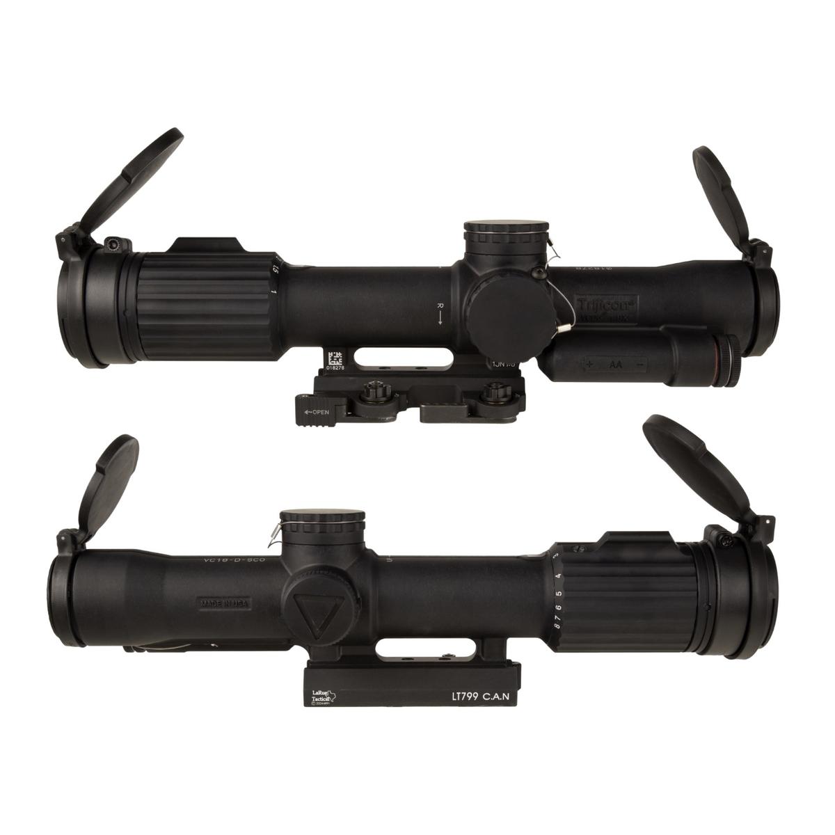 trijicon luneta vcog 1 8x28 ffp mrad sco z montazem larue tactical lt799 vc18 c 2400012