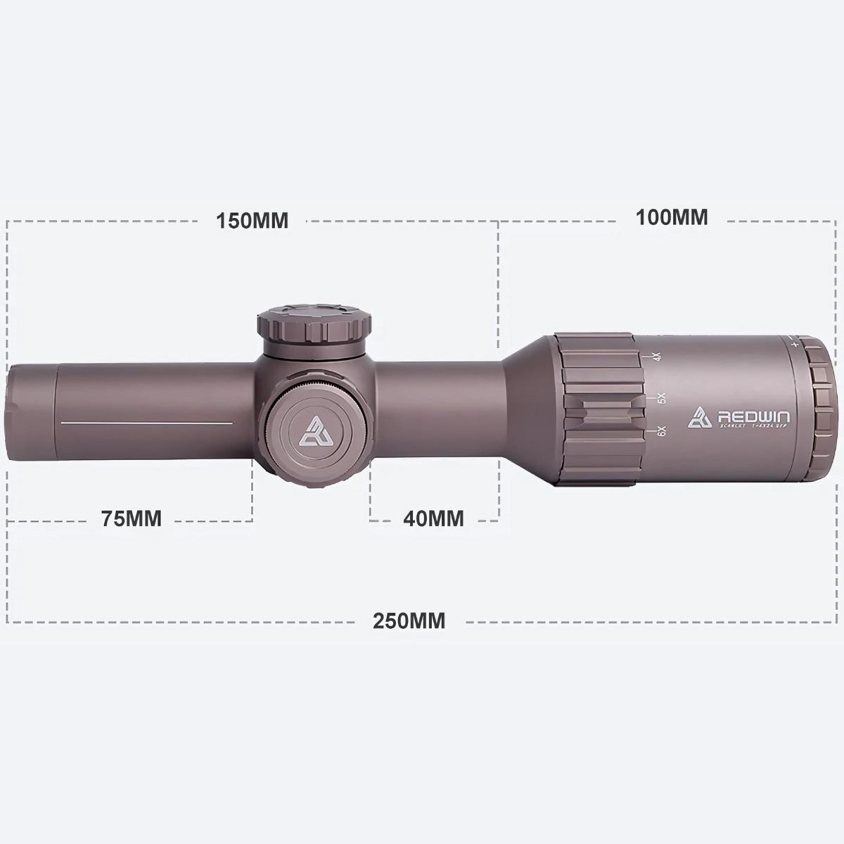 redwin luneta celownicza scarlet 1 6 24 sfp rw10 c