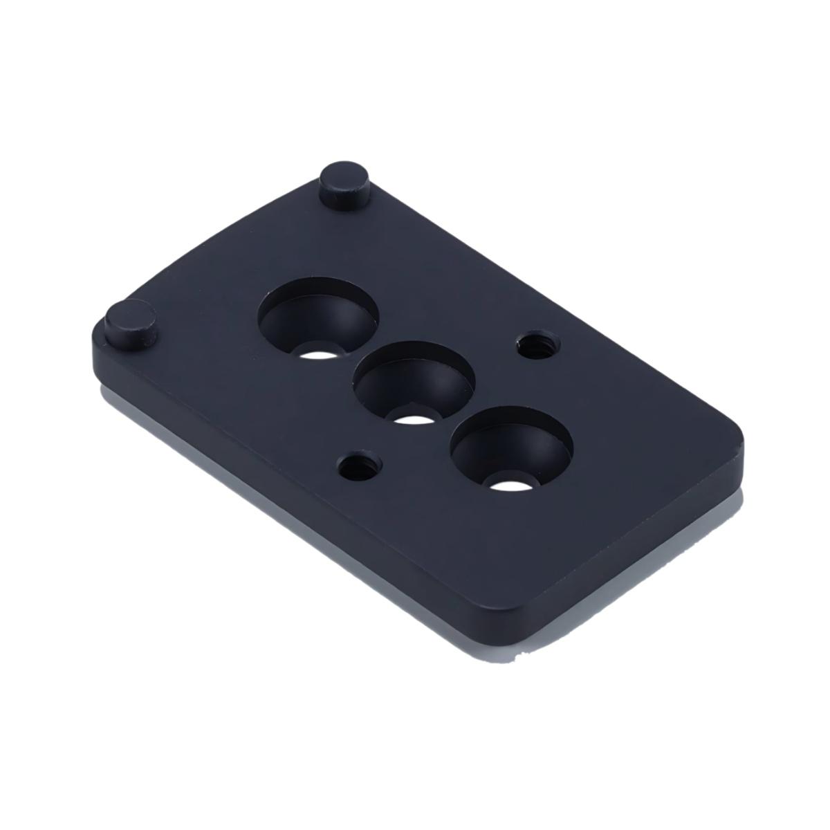 unity tactical offset optic adapter plate rmr sro black fst sopr