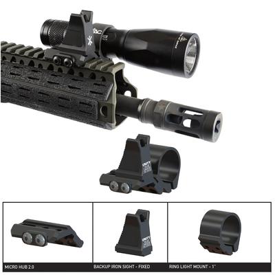 unity tactical fusion micro hub 2 0 black fus mhb