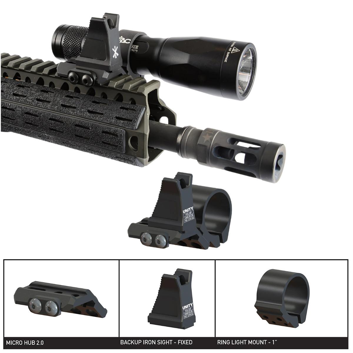 unity tactical fusion micro hub 2 0 black fus mhb