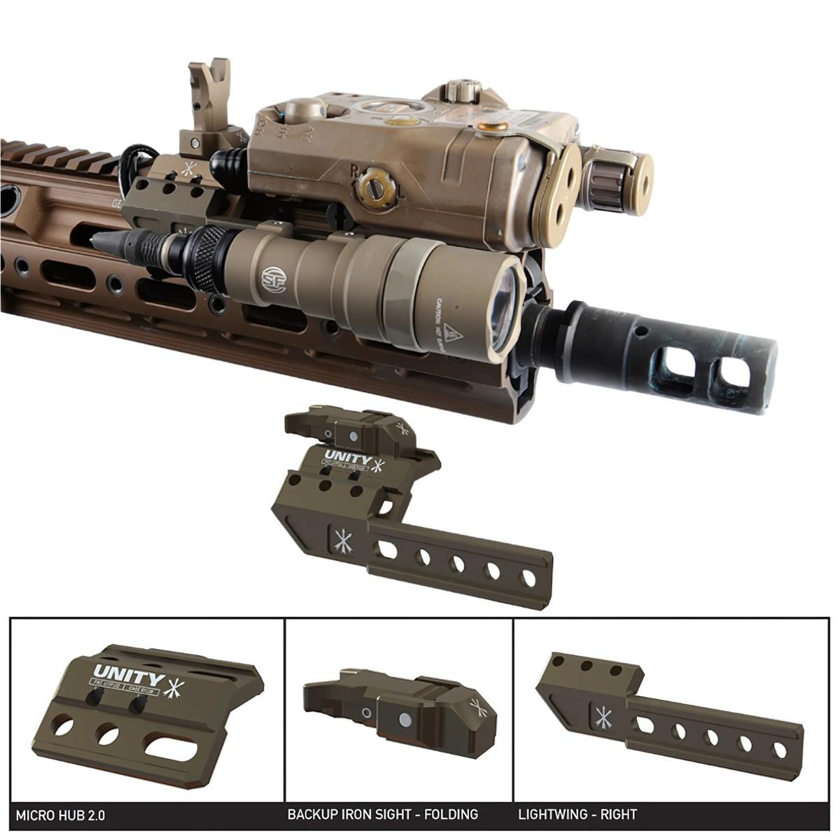 unity tactical fusion micro hub 2 0 black fus mhb
