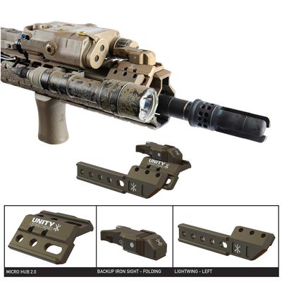 unity tactical fusion micro hub 2 0 black fus mhb