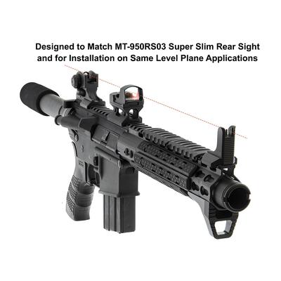 utg leapers muszka niskoprofilowa stala ar15 picatinny czarna mt 754x