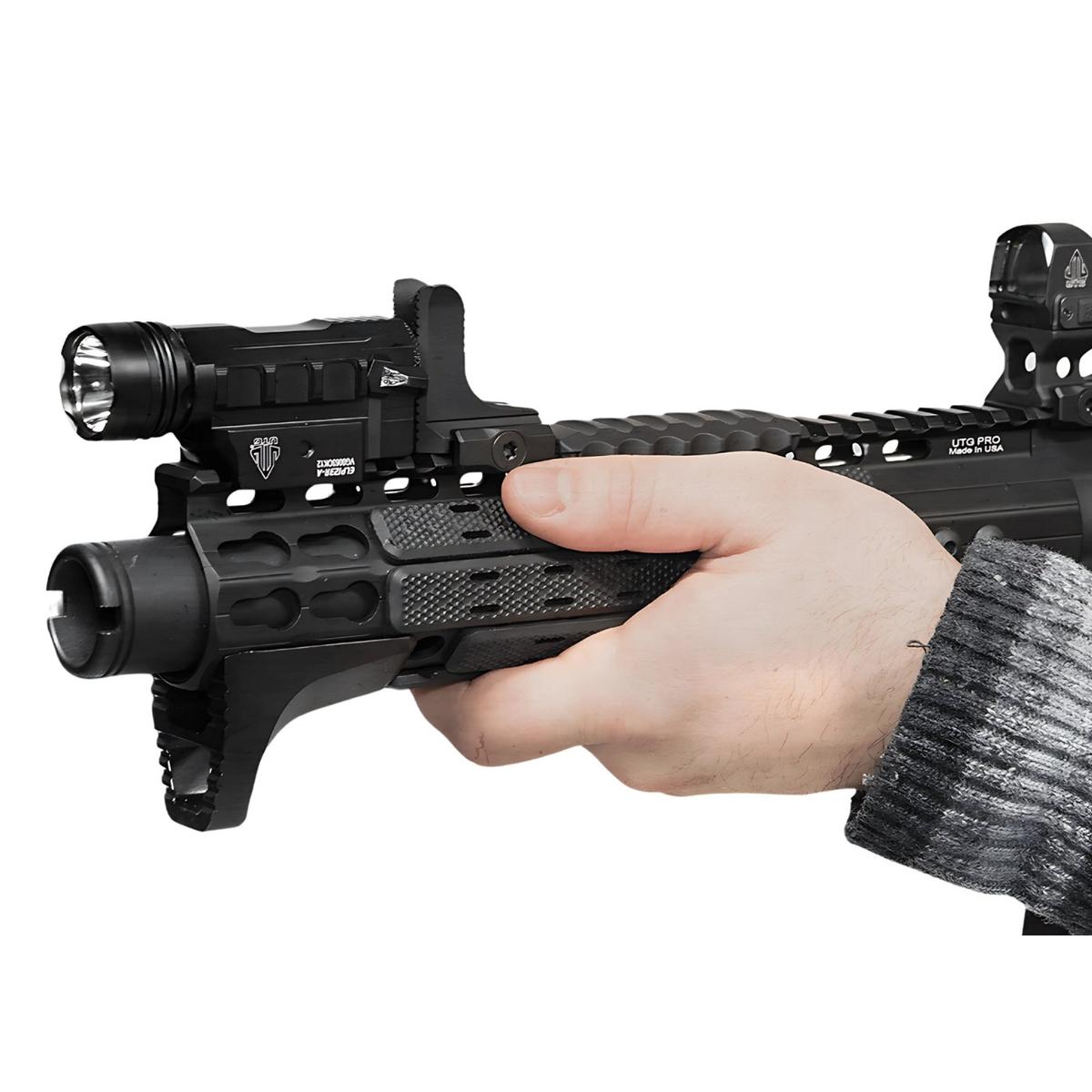 utg leapers muszka niskoprofilowa stala ar15 picatinny czarna mt 754x