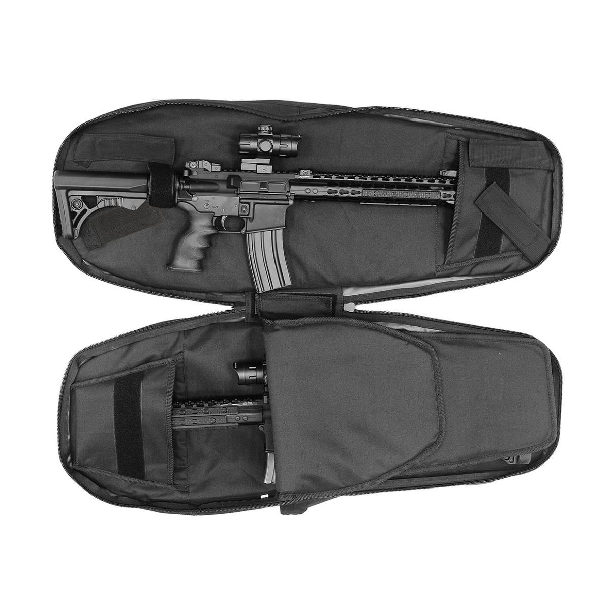 utg podwojny pokrowiec na bron 34 alpha battle carrier rapid sling pack czarny pvc psp34bx