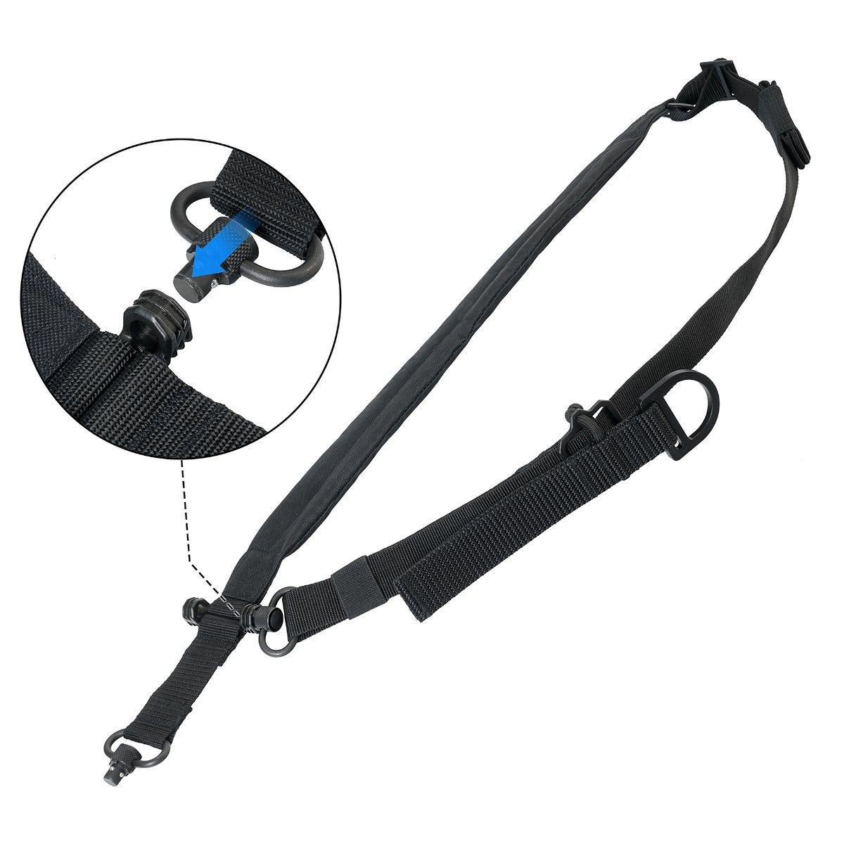 utg leapers zawieszenie 1 2 punktowe bolla qd czarne pvc gb508b