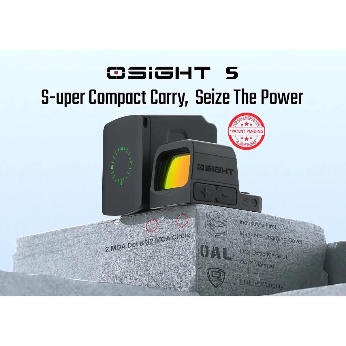olight kolimator osight s 2 moa dot i 32 moa circle osight s 2 moa