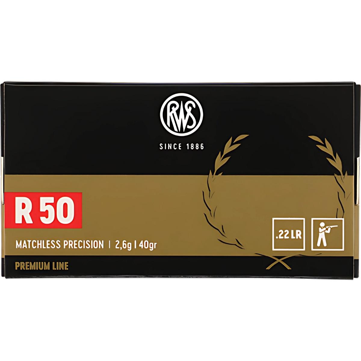 22 lr rws r50 40gr 2 6g