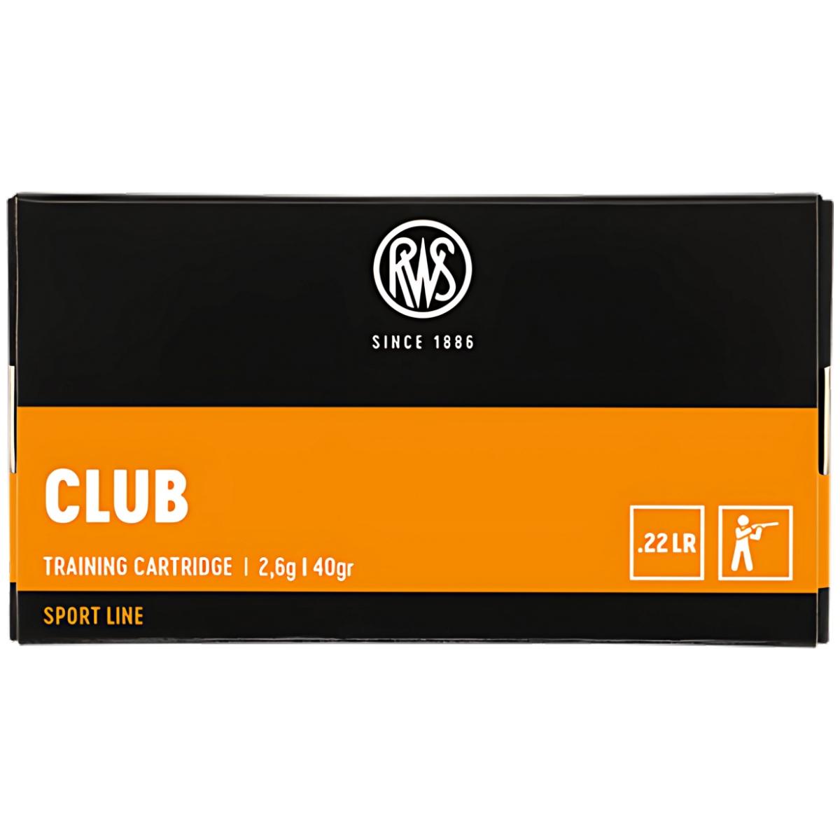 amunicja 22 lr rws club adr 1 4s un0012 op 50szt