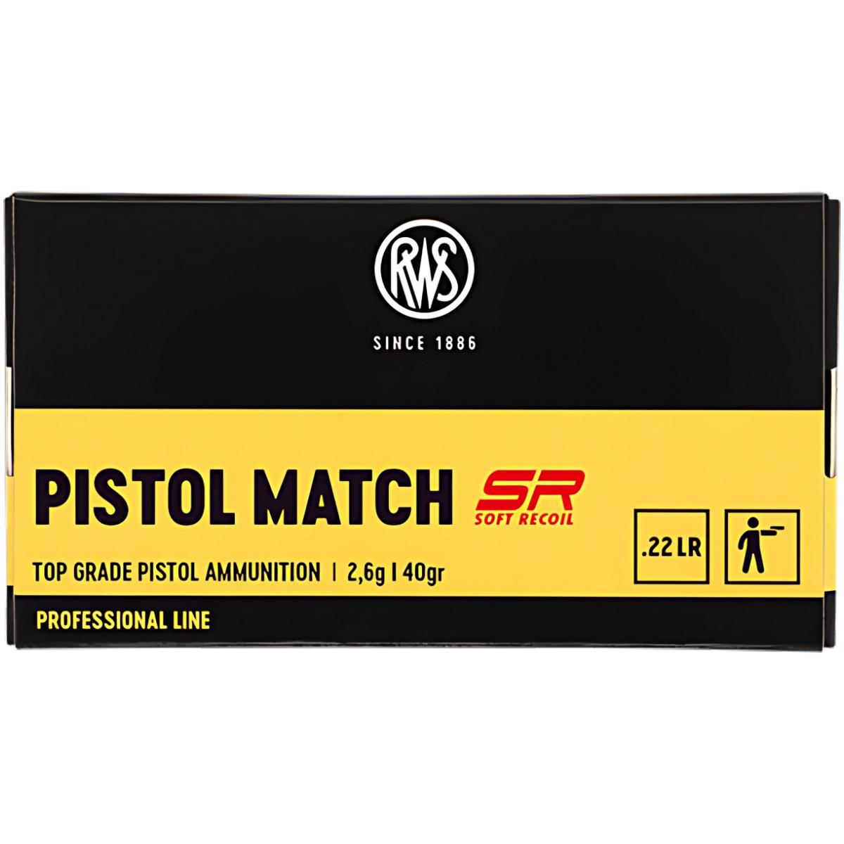22 lr rws pistol match sr 40gr 2 6g 2317799