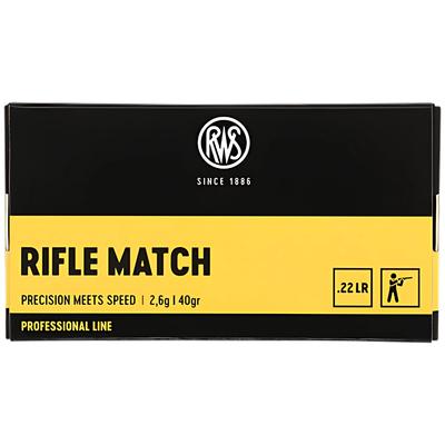 RWS Rifle Match .22 LR 40gr