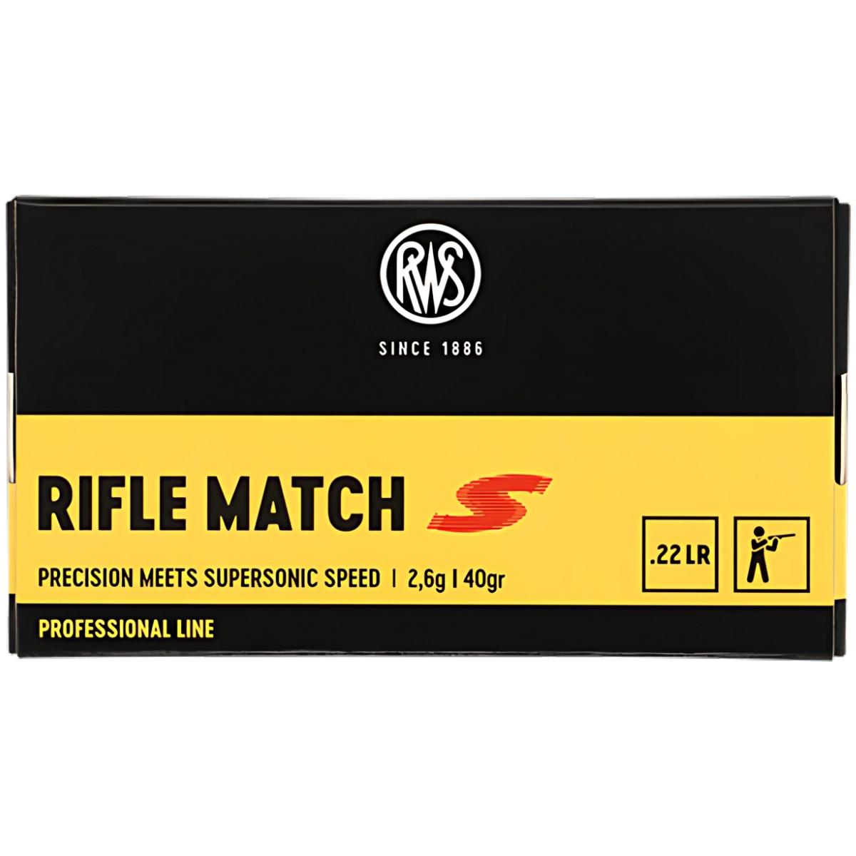 amunicja 22 lr rws rifle match s adr 1 4s un0012 op 50szt