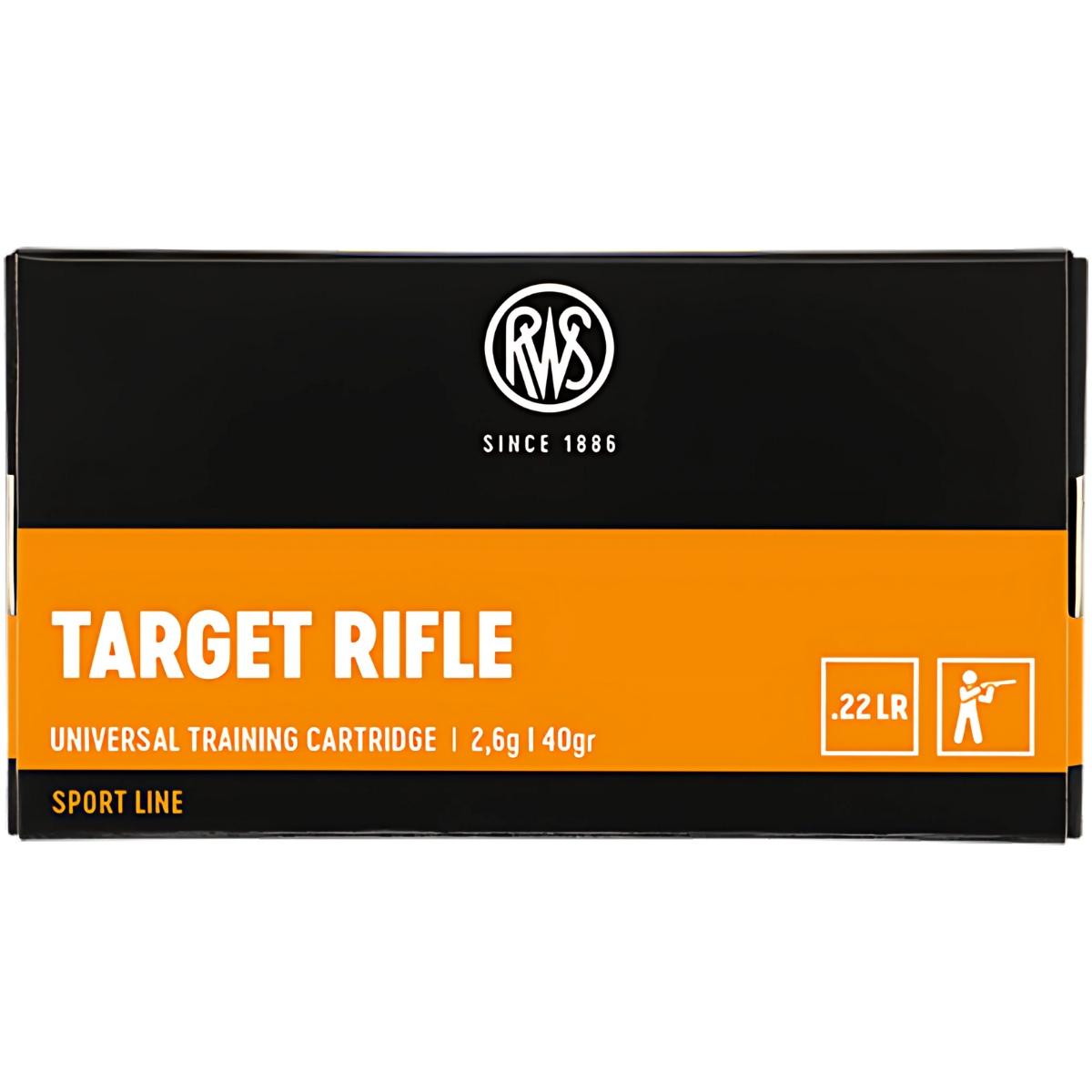 22 lr rws target rifle 40gr 2 6g