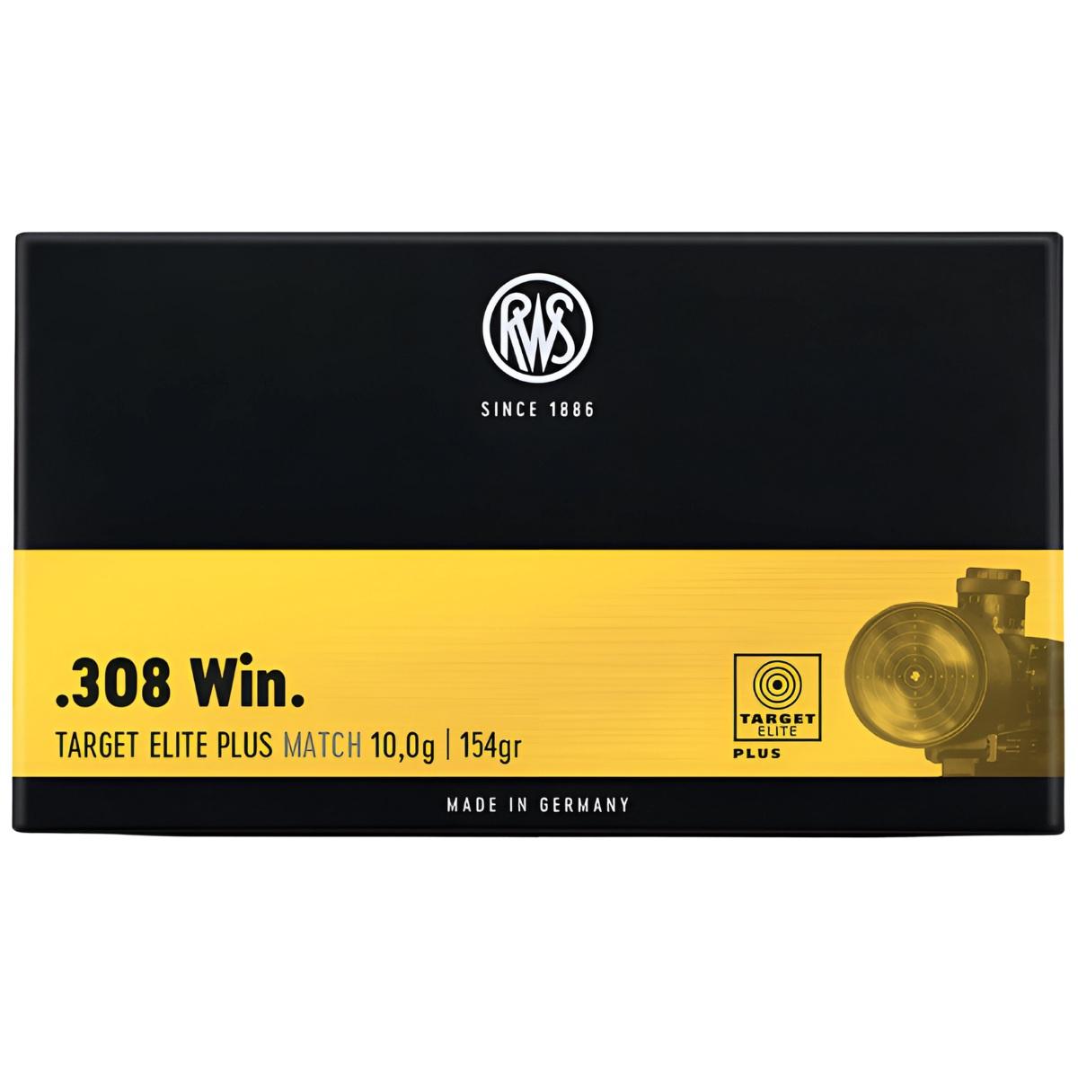rws 308win target elite plus 10g 154gr