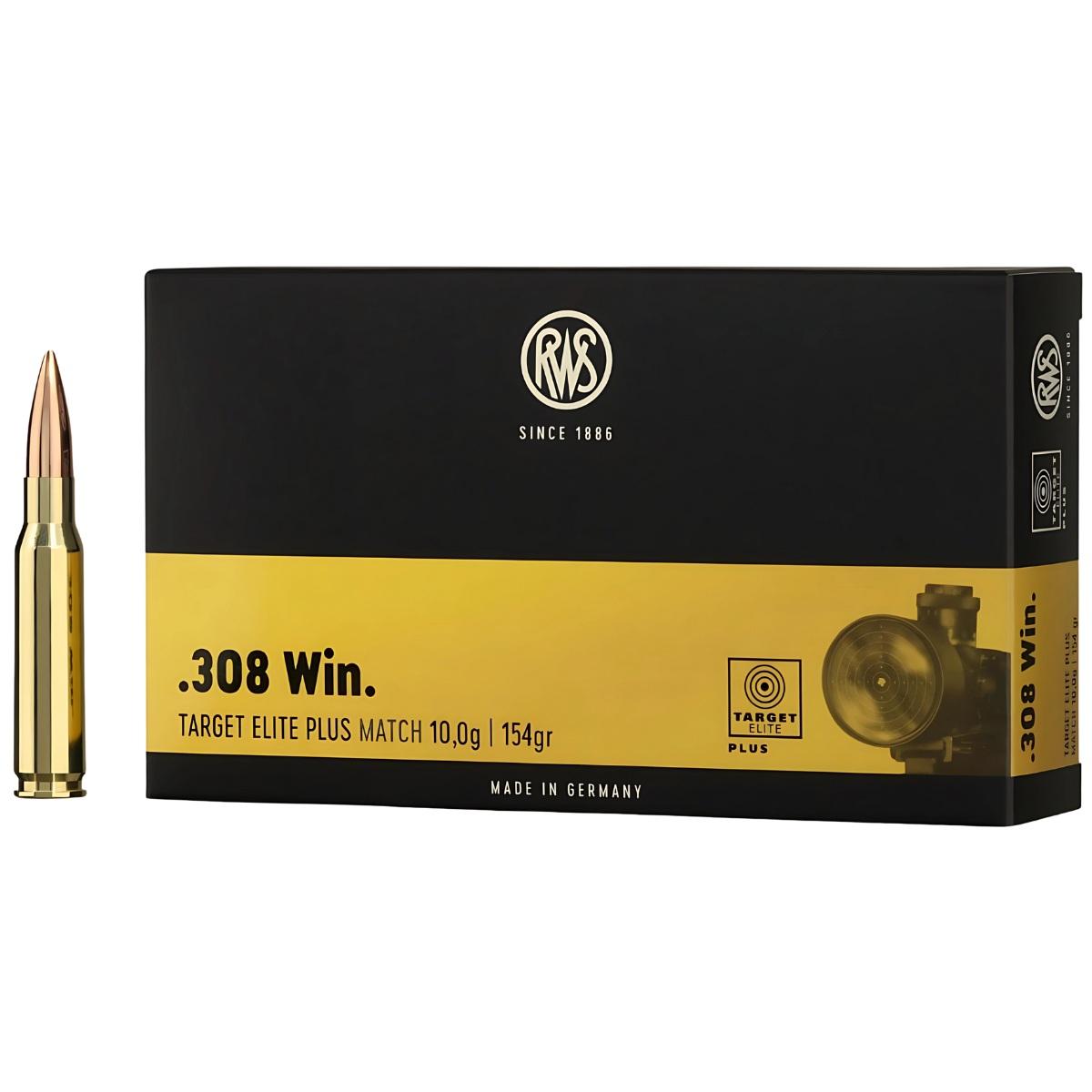 rws 308win target elite plus 10g 154gr