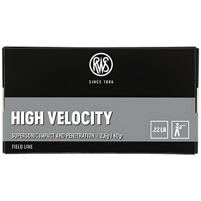 .22 LR RWS High Velocity...