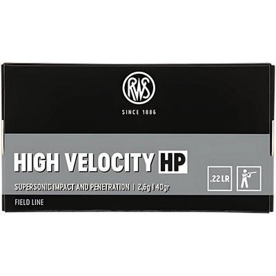 .22 LR RWS High Velocity HP...