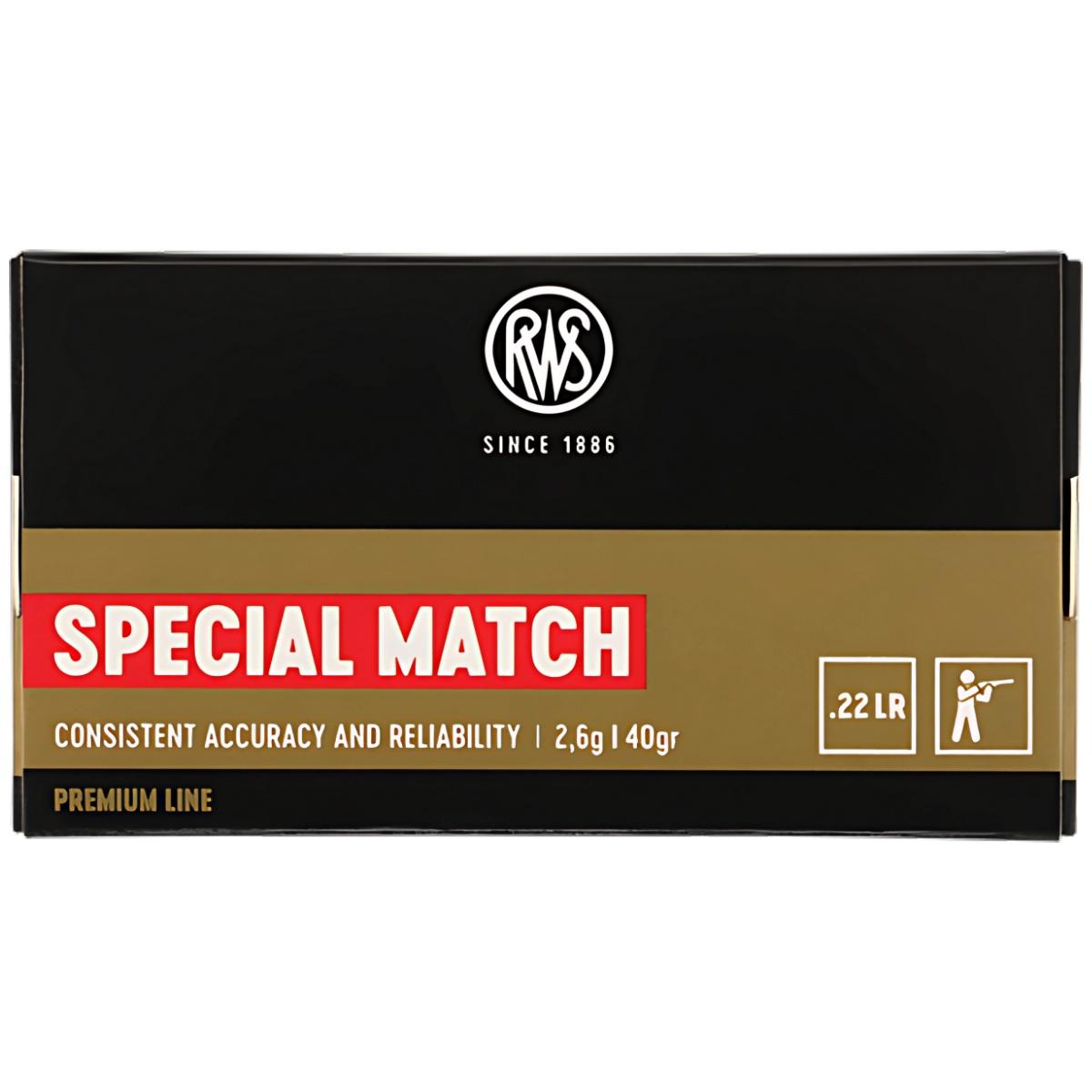 amunicja 22 lr rws special match adr 1 4s un0012 op 50szt