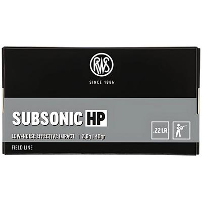 RWS Subsonic H-Point .22 LR