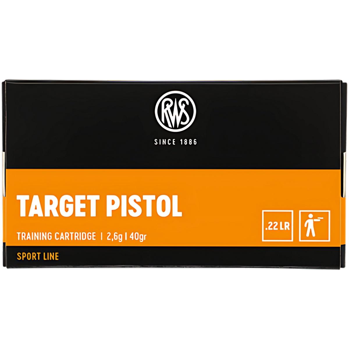 rws target pistol 22 lr 40gr
