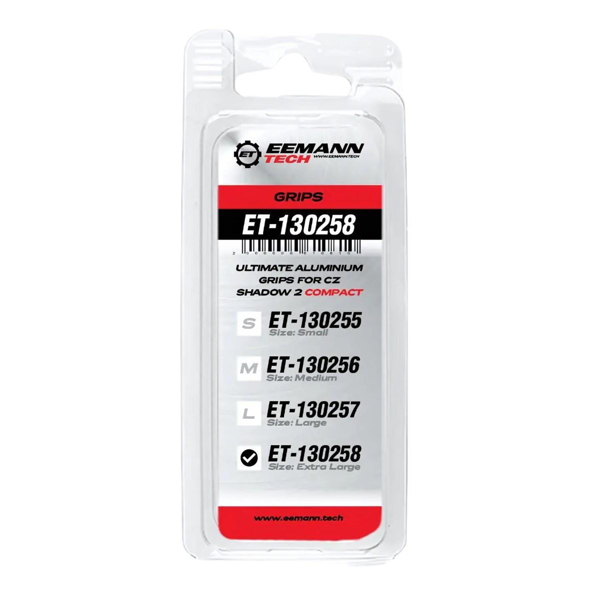 eemann tech aluminiowe okladziny chwytu shadow 2 compact rozm xl et 130258