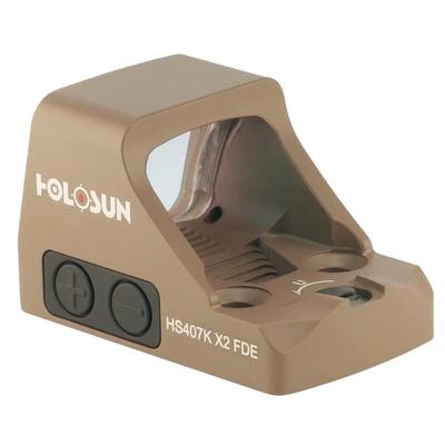 holosun kolimator hs407k x2 open reflex sub compact pistol sight fde