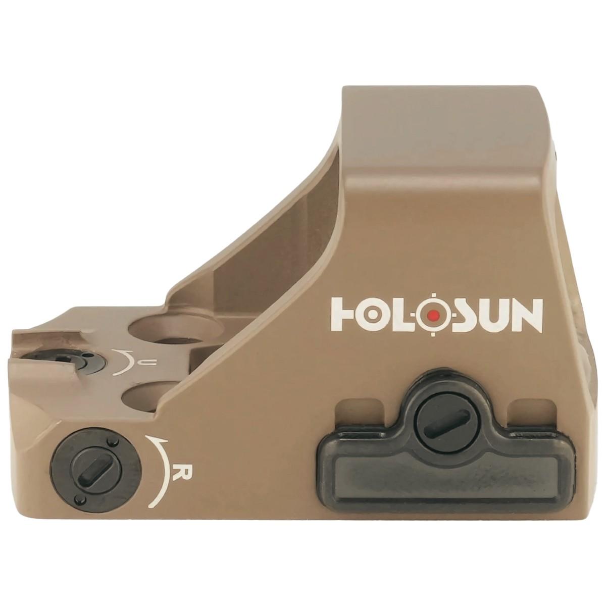 holosun kolimator hs407k x2 open reflex sub compact pistol sight fde