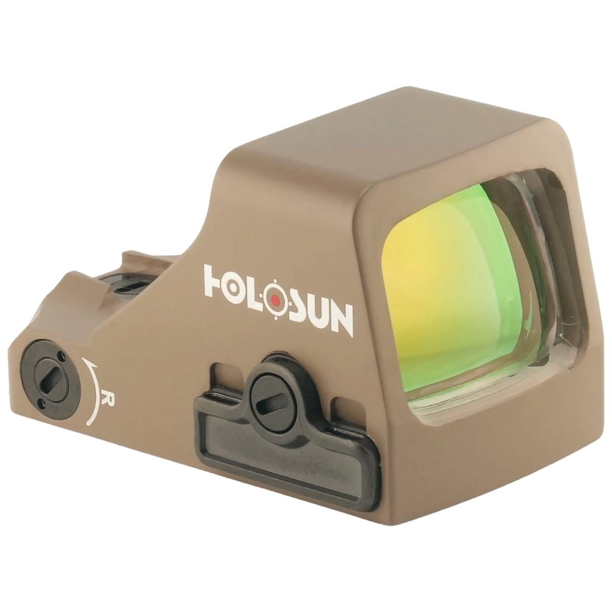 holosun kolimator hs407k x2 open reflex sub compact pistol sight fde