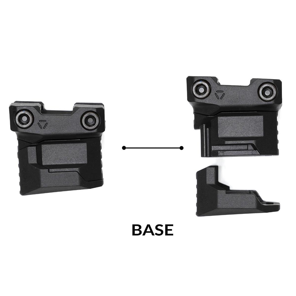 strike industries chwyt przedni strike stacked angled cms picatinny fde si ar cms psaf fde