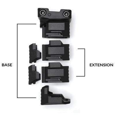 strike industries chwyt przedni strike stacked angled cms picatinny fde si ar cms psaf fde