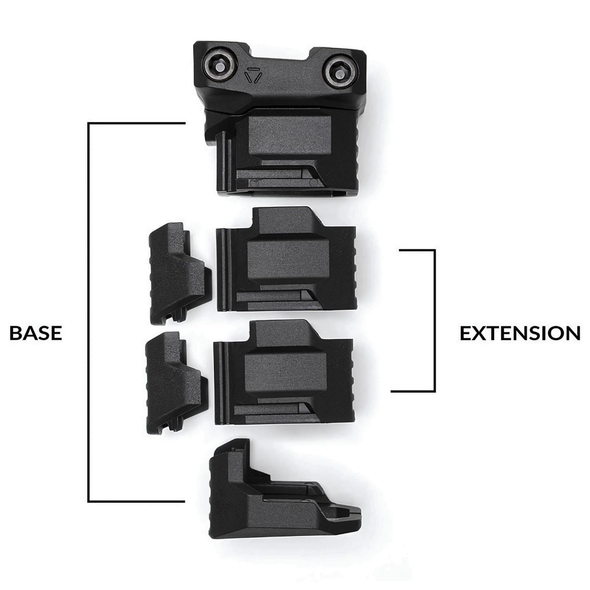 strike industries chwyt przedni strike stacked angled cms picatinny fde si ar cms psaf fde