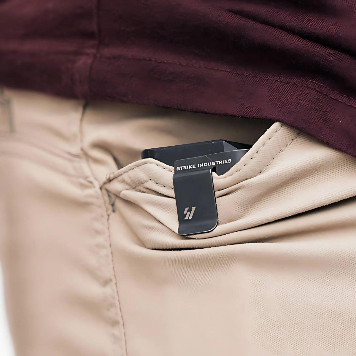 strike industries klips do magazynka emp pocket clip prawy si emp clip r