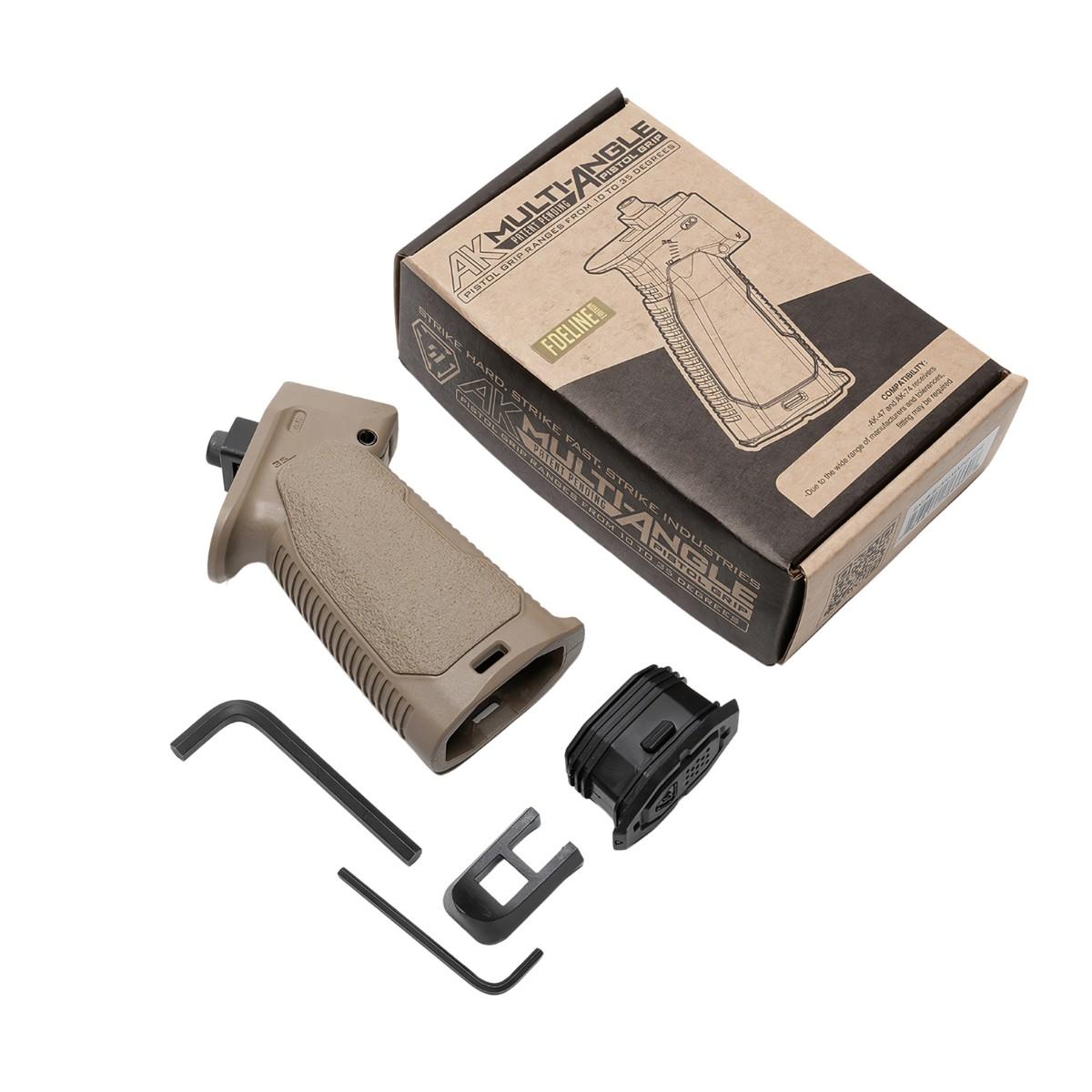 strike industries regulowany chwyt pistoletowy do ak multi angle fde si ak mapg fde