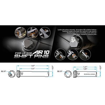 strike industries piny mocujace shift do ar 10 czarny si ar10 shift bk