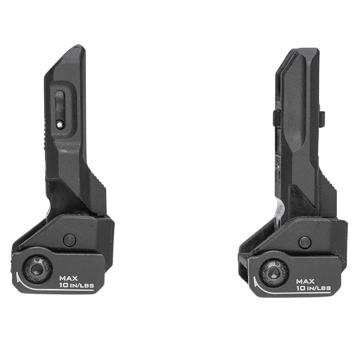 strike industries przyrzady celownicze strike polymer backup sights skladane picatinny czarne si spbus
